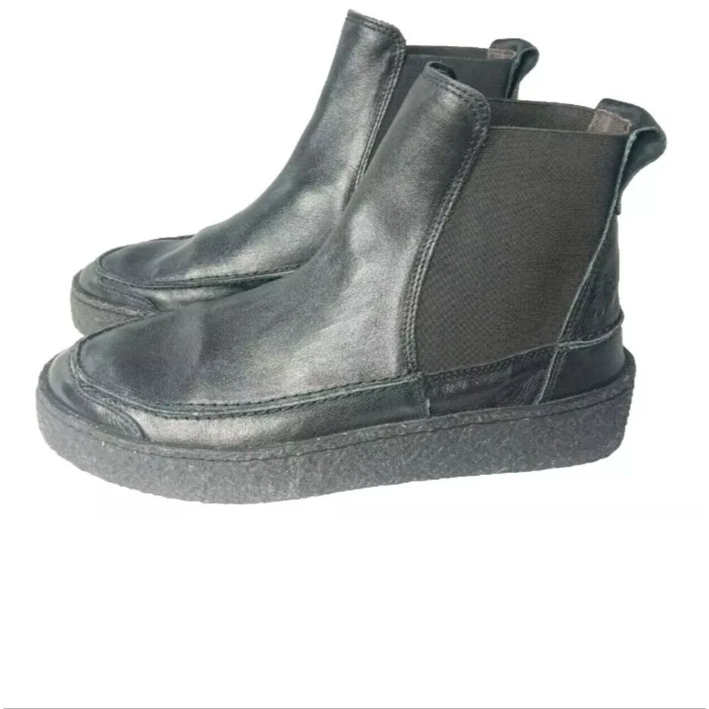 Fly London Chelsea Boots Men's Size 10 Roop ROOP541FLY-002 Black Leather